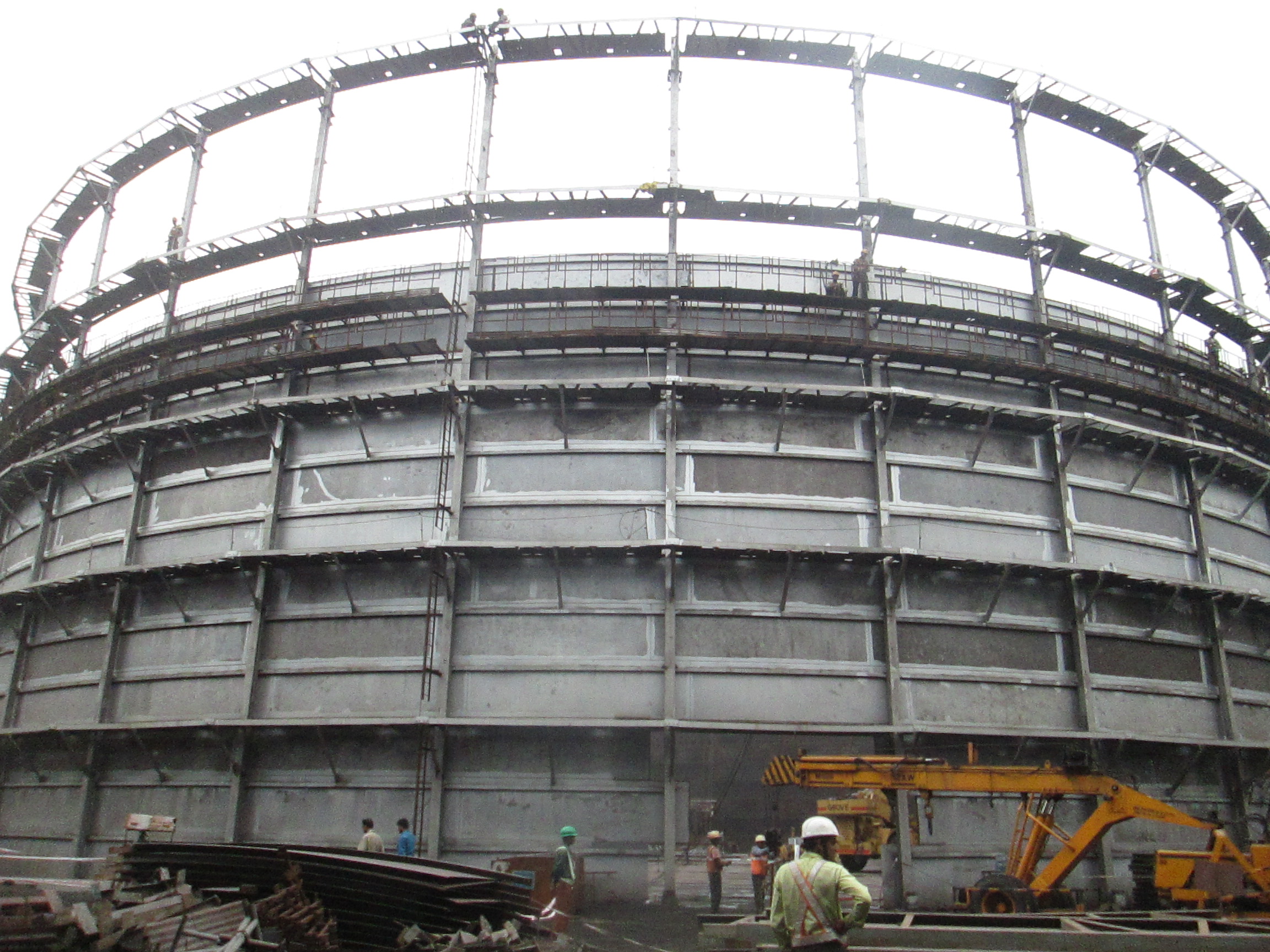 india - shell part erected - 20-08-2023